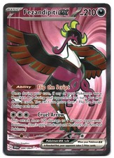 Fezandipiti ex 084/064 Ultra Rare Shrouded Fable Pokemon Holo