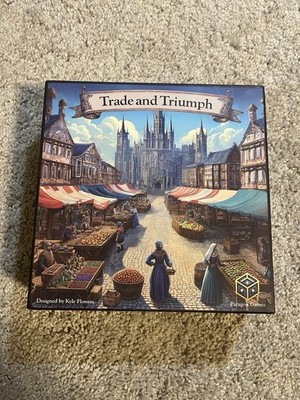 Trade and Triumph Board Game 2 - 4 Player Strategy Game Unpunched