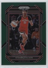 2023 Panini Prizm WNBA Green Prizm Sydney Colson #97 12sd