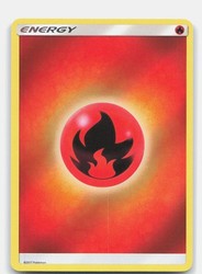 Fire Energy (Sun & Moon Base Set) Reverse Holo Common