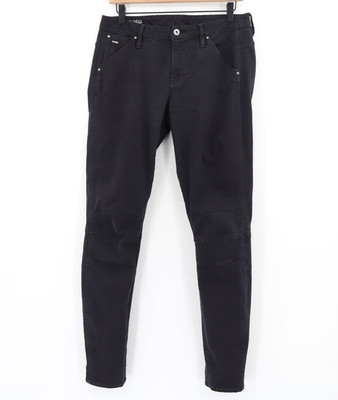 G-Star Raw Women's 5622 Mid Waist Skinny Jeans Black Sz 31