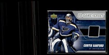 2006-07 Upper Deck Game Jerseys Curtis Sanford St. Louis Blues #J-CS
