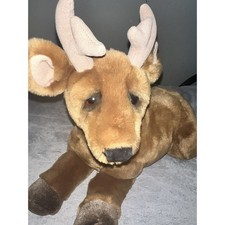 Dakin Stuffed Plush Moose Adorable RARE