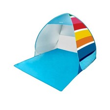 Aktive Tente de Plage Pop-Up mit UV50 Schutz f&uuml;r 2 Personen Blau