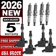 4 27300-2E601 Ignition Coil UF816 For Hyundai Sonata Elantra Kona Kia US