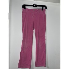 Lilly pulitzer pink corduroy girls youth pants preppy size 12