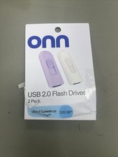 Onn. 100139817 USB 2.0 Flash Drive for Tablets and Computers, 2-pack 128 GB