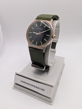 Exponent Vintage Uhr Handaufzug 17 Jewels Läuft Militär NATO 35mm