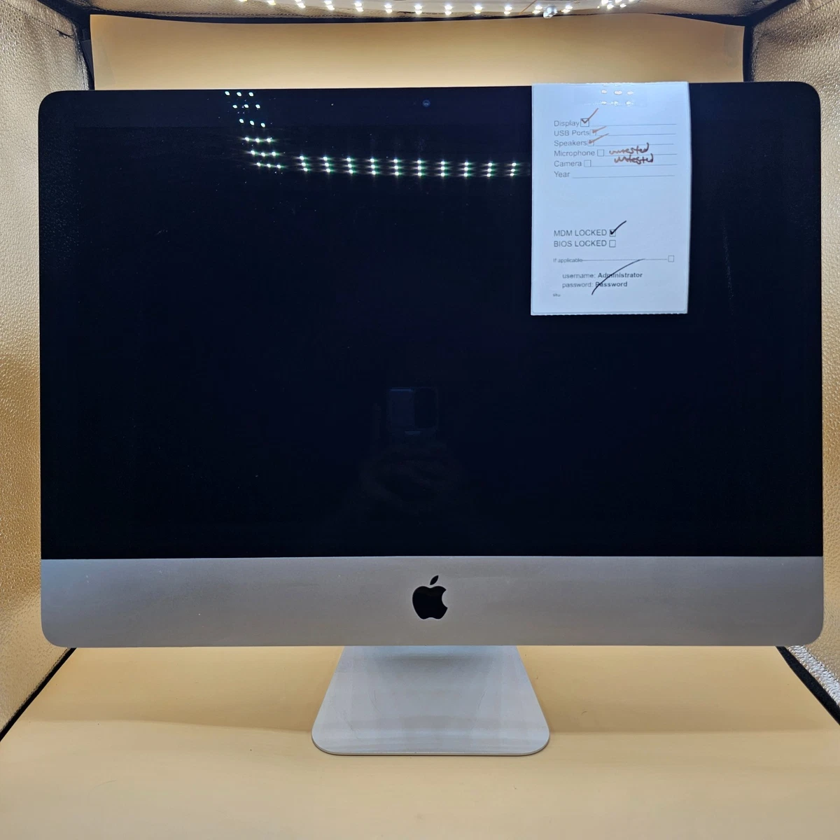 Apple iMac Intel Core i5 7th Gen. 2017 Release Year Apple Desktops