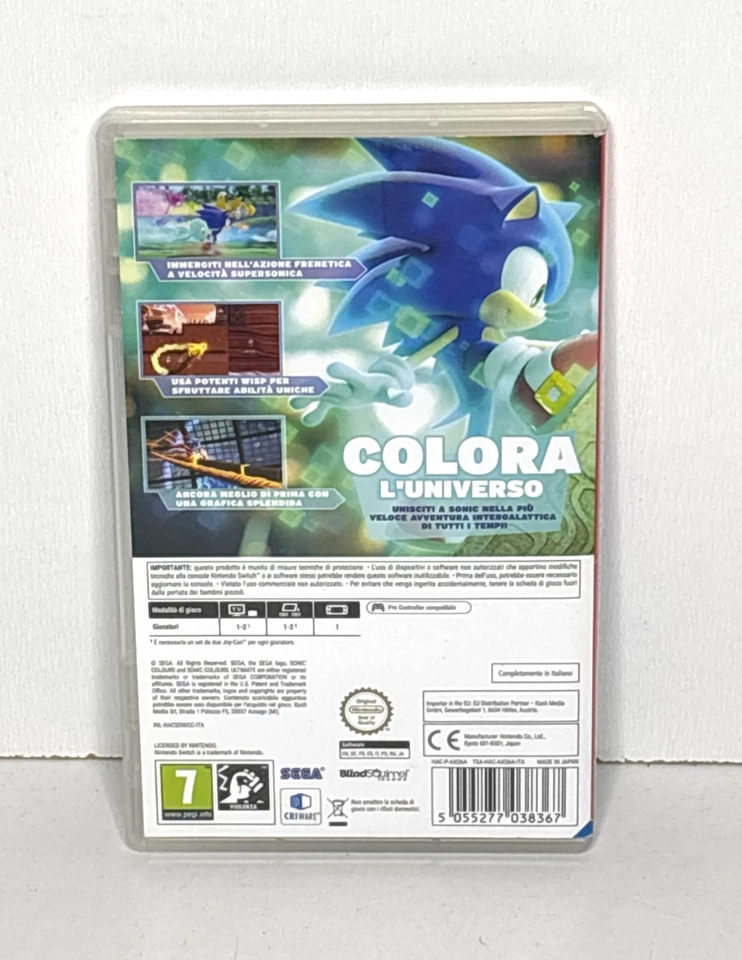 Sonic Colours Ultimate, Nintendo Switch Usato, foto 2 di 3
