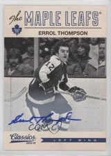 2012-13 Panini Classics Signatures Auto Errol Thompson #23 Auto o1m