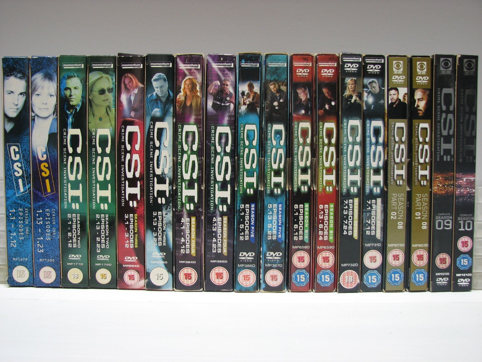 C.S.I. - Crime Scene Investigation. Season 1-10 DVD. REGION 2