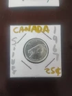 1967 25 Cents Canada Centennial Quarter Lynx - Queen Elizabeth BU Uncirculated