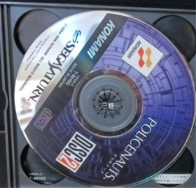 Sega Saturn Software POLICENAUTS With Manual Tested Used 1996 Konami Japan