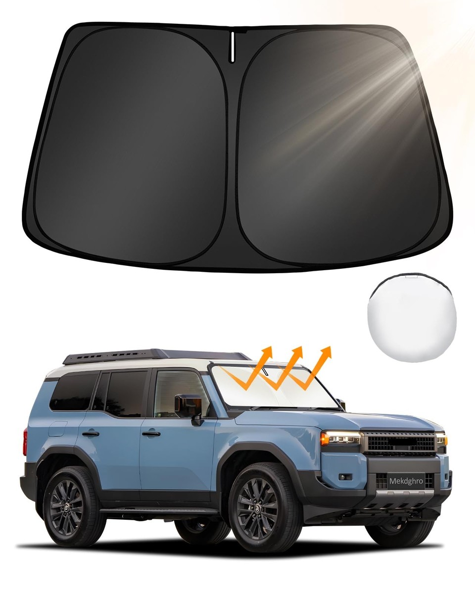 Custom Fit Windshield Sun Shade for Toyota Land Cruiser 2026