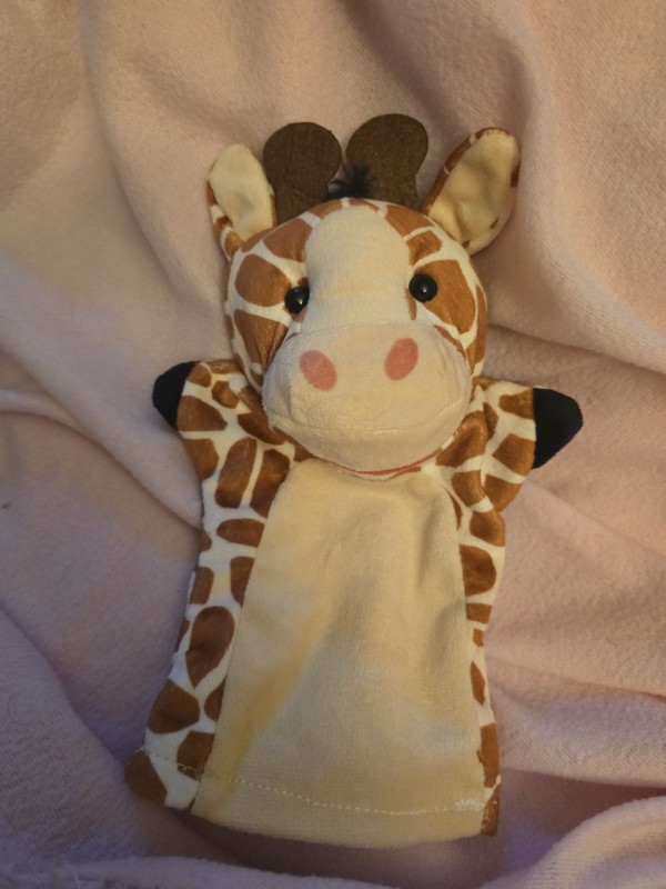Giraffe Hand  Puppet. Maker Unknown. 