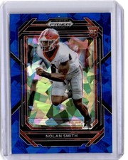 2023 Panini Prizm Draft Picks #177 Nolan Smith Prizms Blue Ice #/99