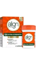 Align Probiotics 5x Extra Strength Probiotic Supplement - 21 Caps - Exp 10/27+
