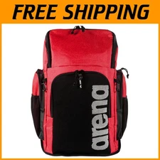 Team 45L Swimming Backpack, Red Melange