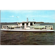 The Ferry Tred Avon Capt. William Benson Oxford MD Vintage Postcard SPW11