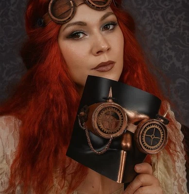 MB-MÜLLER Venezianische Steampunk Maske Augenmaske Fantasy Cosplay Kostüm Verkleidung