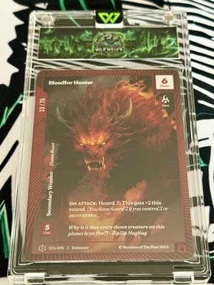 Wonders of the First WoTF Existence Bloodfur Hunder 234/401 OCM Uncommon #33/75