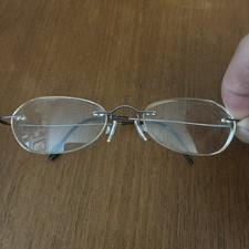 Silhouette M 7395 Gray Rimless Eyeglasses Frames 19-50 Titanium