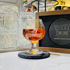 Custom Engraved ROG Gamer Whiskey Glass – 5 oz Snifter Glass
