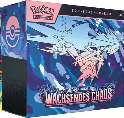   Pokemon Wachsendes Chaos Top Trainer Box TTB ME04 - Deutsch  