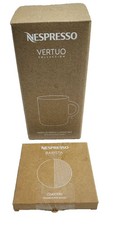 Nespresso Vertuo Gran Lungo Set 2 Orange Aluminum Coasters Federico Peri NEW