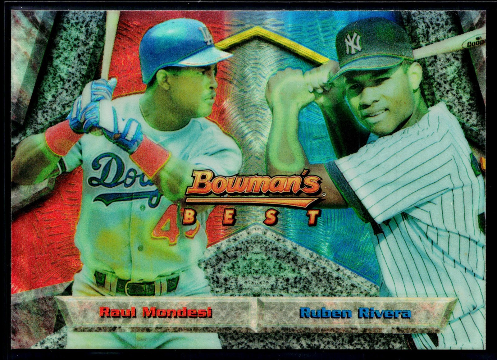 Raul Mondesi / Ruben Rivera 1994 Bowman's Best #99 REFRACTOR