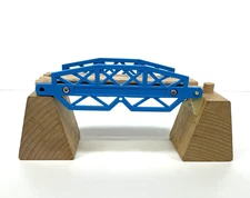 Vintage BRIO #33364 Wooden Draw Bridge With Supports
