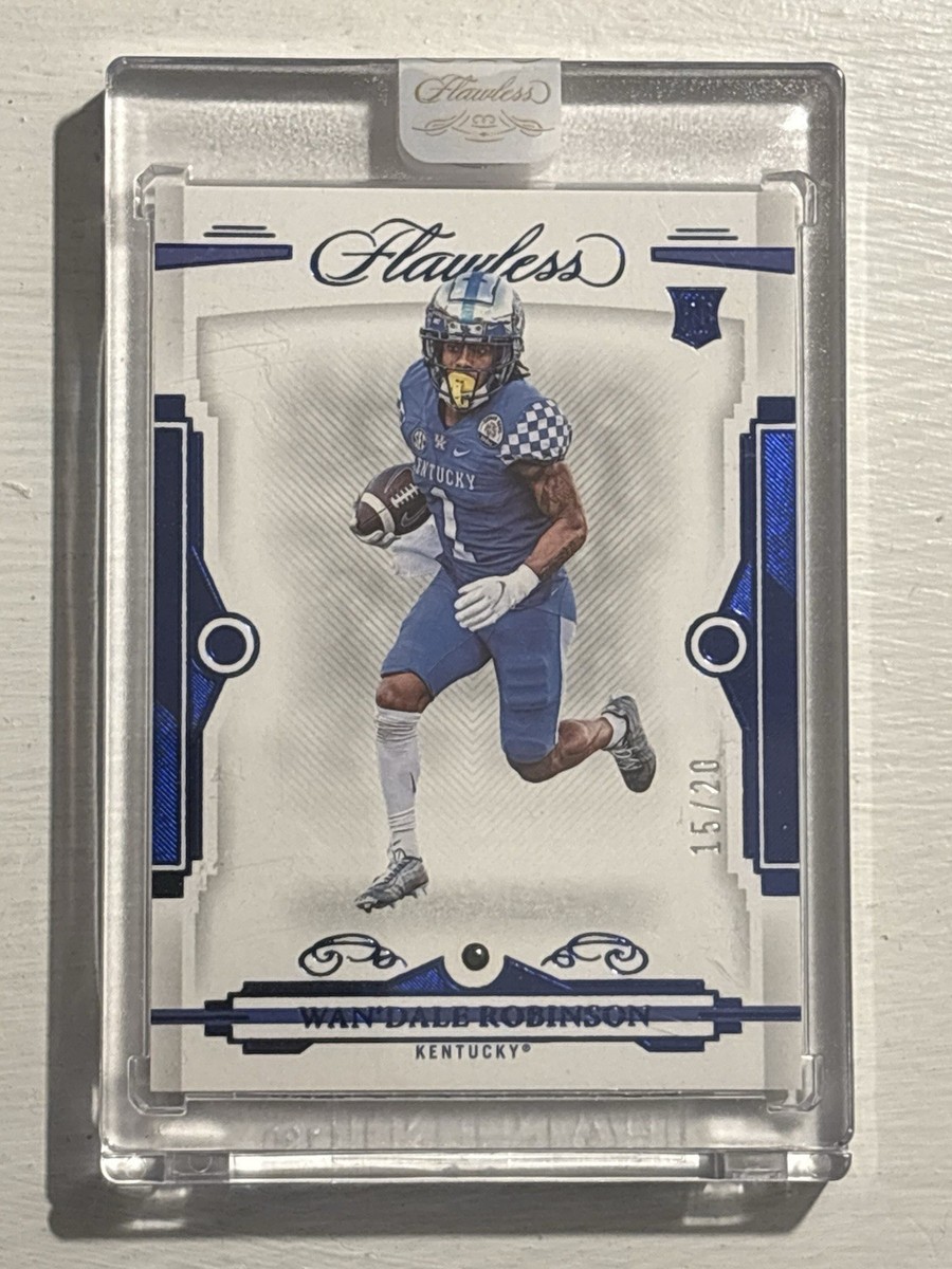 ebay5万円! L.ロベルト ルーキーカード SAPPHIRE EDITION 2022 Panini Flawless Collegiate Wan'dale Robinson Rookie Sapphire