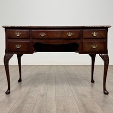 Antique 20th Century Writing Table In Mahogany ( AF-5491 )