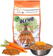 Olewo Original Carrots for Dogs   Fiber for Perfect Poop, Dog Food Toppers for P