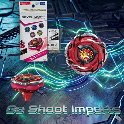Takara Tomy Beyblade X CX-05 01 Hells Reaper T4-70K Prize Unused Beycode Sealed