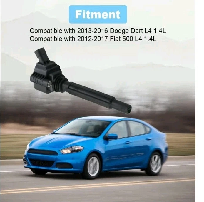 JDMON Ignition Coils Pack and Spark Plug Compatible with 2013-2016 Dodge Dart... Foto 2 de 4