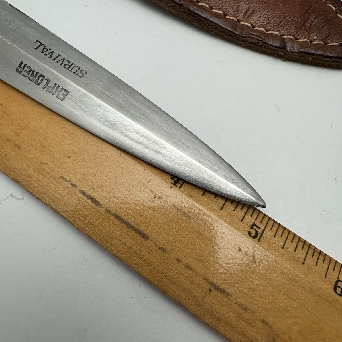 アンティーク　ビンテージプレー Vintage Explorer Survival Knife – 440 Stainless w/ sheath 21-040