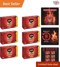 High Performance 240 Cube Natural Wood Fire Lighters - Quick & Easy Ignition 0.13 per lighter
