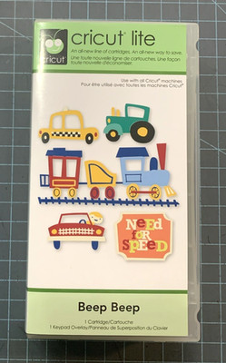 Provo Craft Cricut Lite Beep Beep WM Model 2000927 Shapes Cartridge Complete