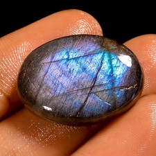 29.5 Ct Natural Labradorite Oval Cabochon Loose Gemstone For Jewelry 24X17X7 mm