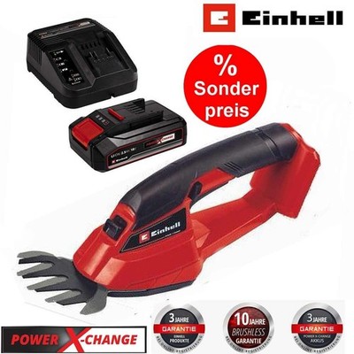 Einhell Akku Grasschere GC-AGS 18 Li- 18V ,mit Akku 2.5 Ah + Ladegerät Power X-C