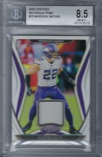 2020 Panini Certified Materials Prime #15 Harrison Smith SN 15/50 Grade 8.5
