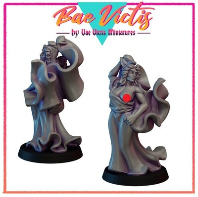 ''French Liberty Bae pin-up'' Vae Victis Miniatures D&D Mordheim Frostgrave
