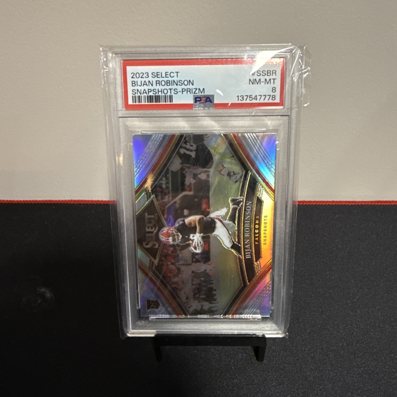2023 Panini Select - Snapshots Bijan Robinson #SS-BR Silver Prizm (RC)