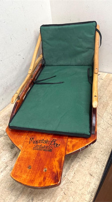 Mountain Boy Sledworks Bambino Grande Pull Sled Sleigh Wood Child Rare