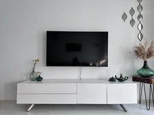 TV Schrank Lowboard Fernsehtisch Unterschrank Sideboard mit Schubladen Weiß