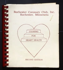 Rochester Coronary Club Cookbook - Minnesota Recipes Vintage