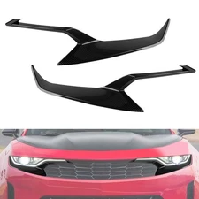 Carbon Fiber Front Headlight Lamp Cover Trim For Chevy Camaro 2019+ Accessories