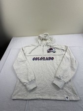 Fanatics Colorado Avalanche Legacy Pro Ash 1/4 Zip Pullover Women's M Medium
